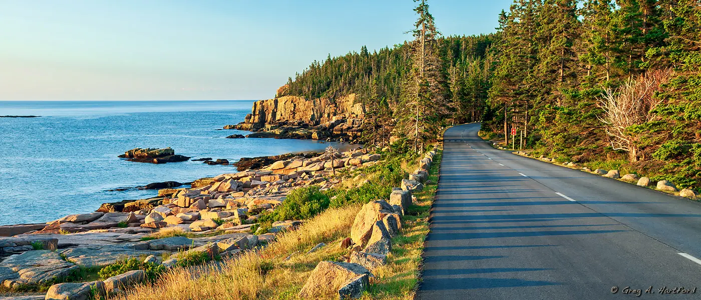 Park Loop Road in Acadia National Park